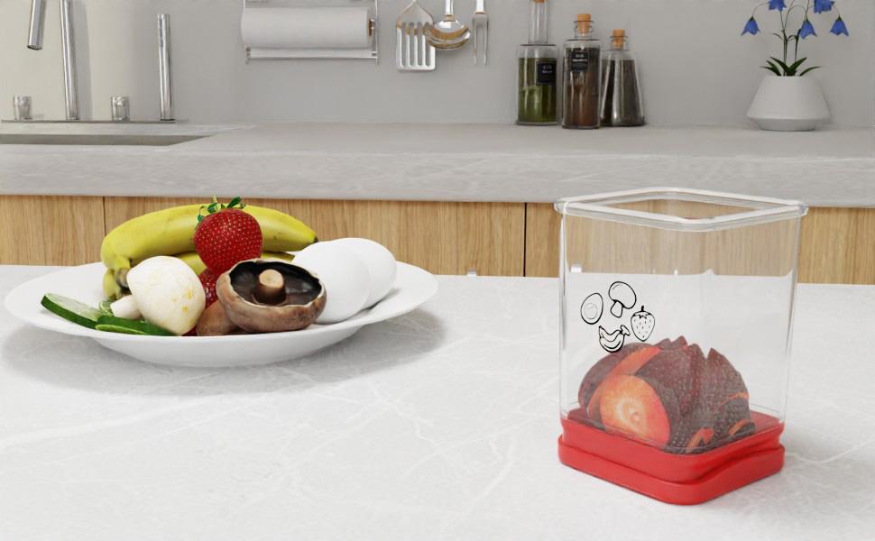 Cup Slicer Fruit Strawberry Cutter: Strawberry Slicer with Push Plate- Stainless Steel Cup Slicer, Quickly Making Fruits Vegetable Egg Banana Salad, Kitchen Portable Slicing Tool Cutting Gadget Cute Modern