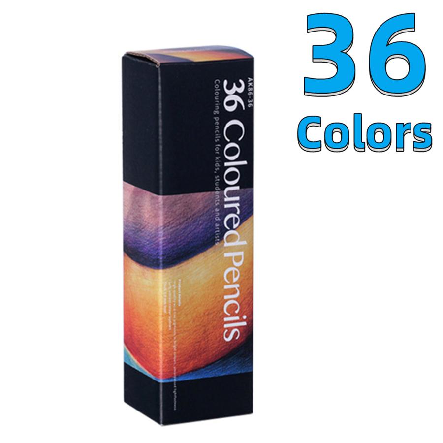 1 Set Professional Wooden Oil-based Colored Pencil, 12/18/24/36/48/72 Colors Hexagon Handle Coloring Pencil For Drawing Sketching, Valentine's Day Gift