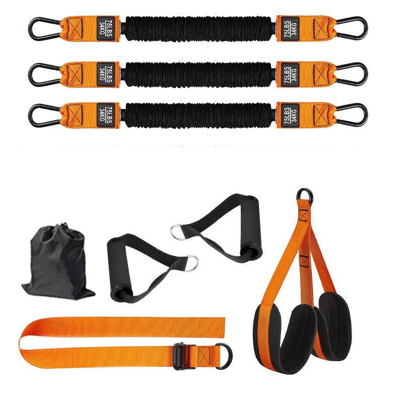 Pull-up assist belt with horizontal bar elastic rope indoor household trainer