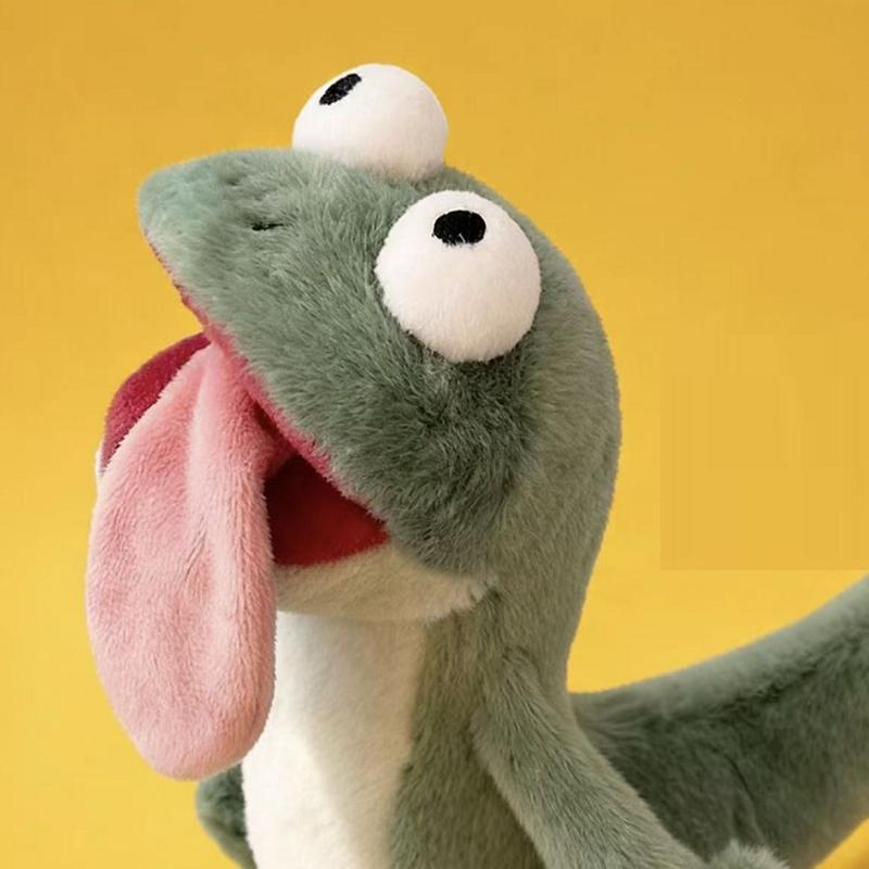 Beaver Lizard Tom Cute Vocal Toy Magnetic Tongue Lizard Abstract Plush Toy Anime Creative Birthday Gift Cute Plush Toys For Kid