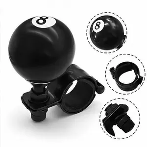 Universal Steering Wheel Spinner Knob 8 Ball Design 360 Degree Rotation Turning Handle for Cars Trucks SUVs Easy Driving Control
