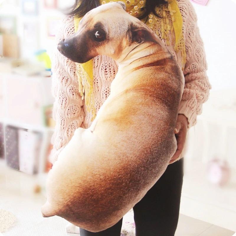 50cm Lifelike Plush Dog sofa Pillow Moon Shape 3D Cute Bend Dog Printed Throw Pillow Children Favorite Toy Cushion for Home 50cm Lifelike Plush Dog sofa Pillow Moon Shape 3D Cute Bend Dog Printed Throw Pillow Children Favorite Toy Cushion for Home