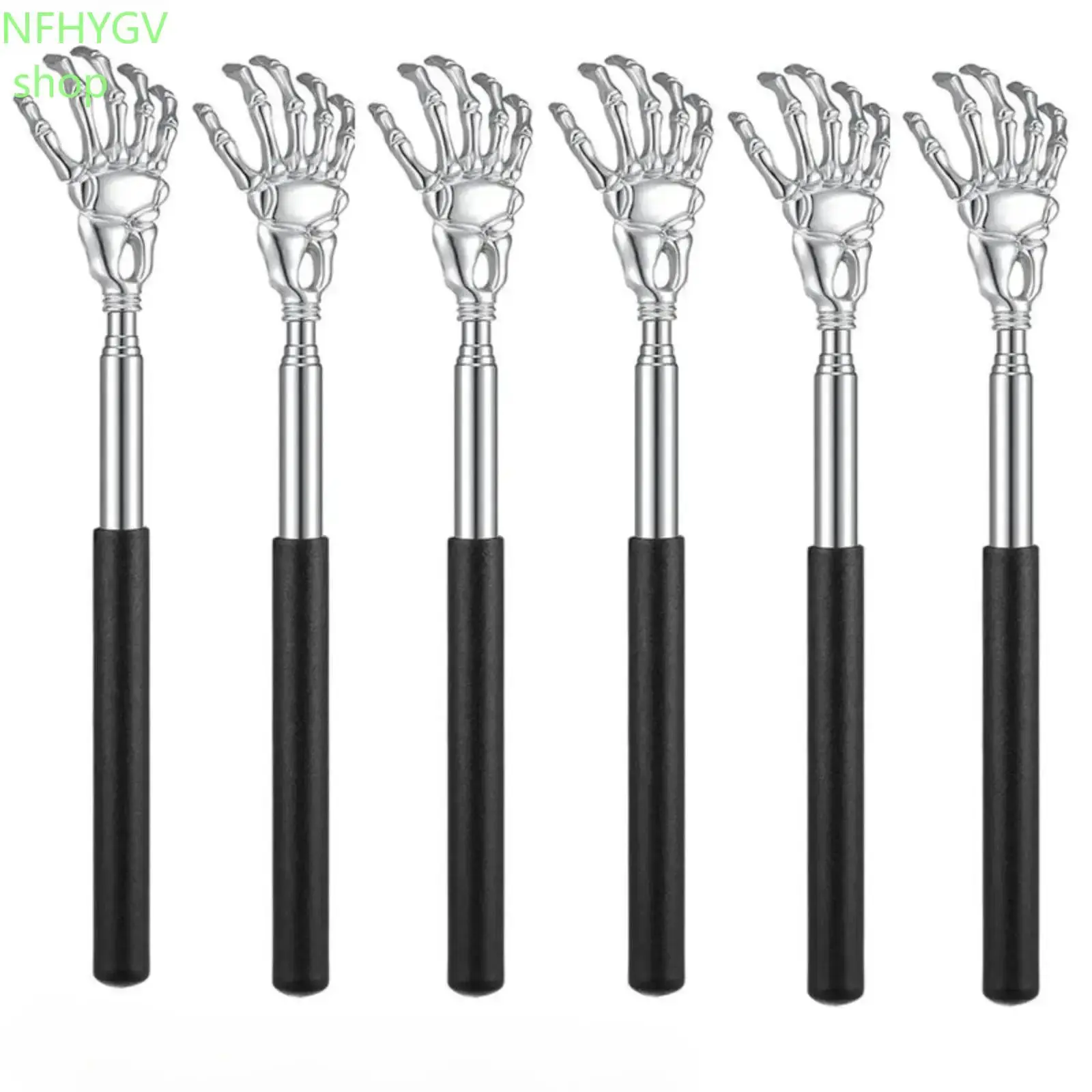 4Pcs/1Pcs Extendable Stainless Steel Back Scratcher, Practical Scratching Tool For Hard‑To‑Reach Spots, Lightweight Sturdy Portable Accessory For Home, Office, Travel And Daily Use