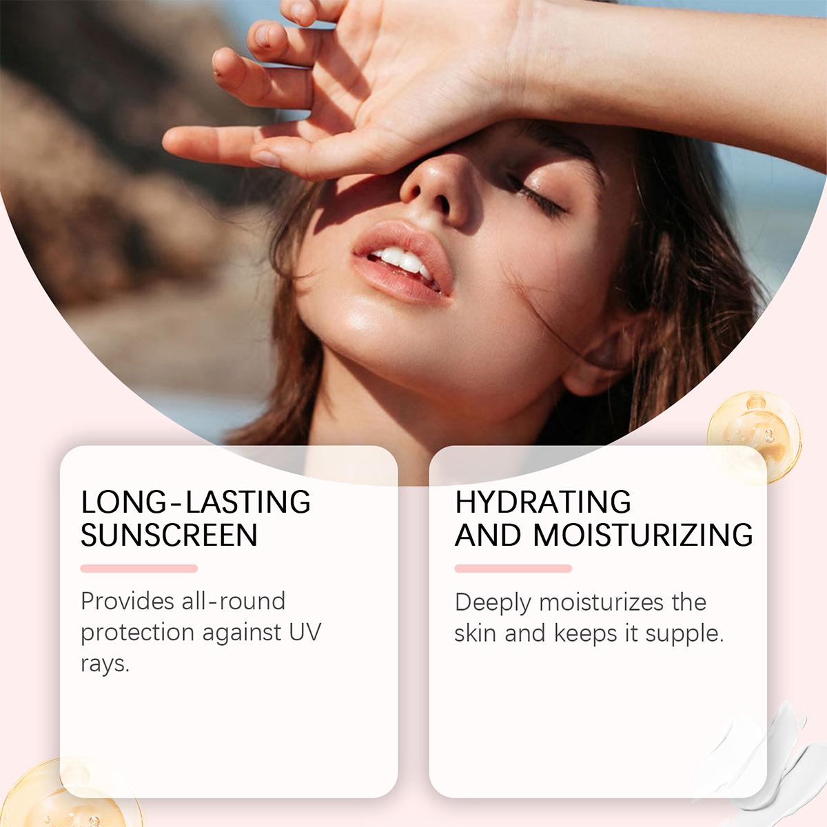 Sunglaze Sheer Body Mist Sunscreen, Infused with Shimmering Body Oil, Hydrating Mist, Hydrates, Gives Skin a Glowy Finish, Lightweight, Fast-Absorbing 200ML