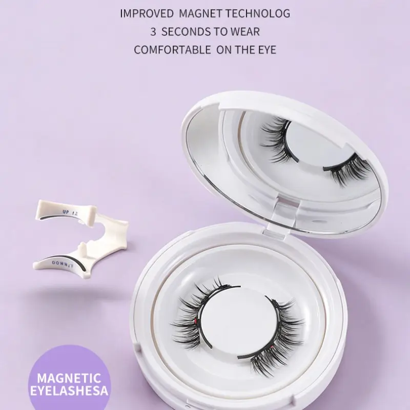 Magnetic Lashes Natural Reusable Magnetic Eyelashes, No Glue or Mascara Needed, Easy to Apply and Remove, Perfect for Daily Use