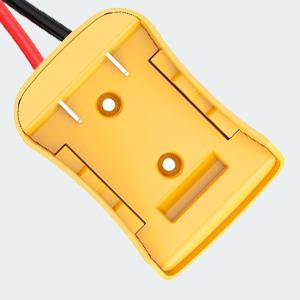 Heavy Duty 8AWG Silicone Jumper Cables Compatible with DEWALT 20V Tool Battery 2FT Automotive Booster Cables for Jump Starting Cars Trucks Emergency Kit