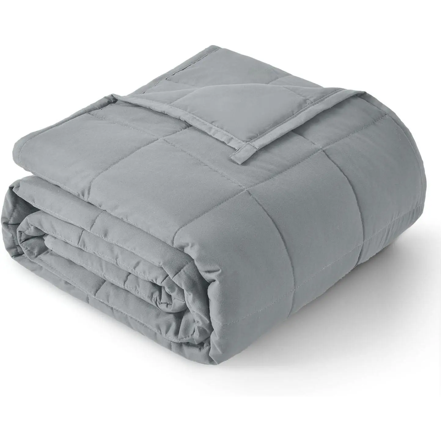 Weighted Blanket for Adults 12lbs, Soft Cooling Breathable Weighted Throw for Sleeping, Machine Washable Heavy Blanket with Glass Beads for Summer, Sofa Bed, 48"x72" Twin Size, Grey