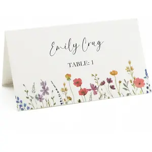 Place Cards for Table Setting Name Cards for Wedding Reception Bridal Shower Seating Set of 50