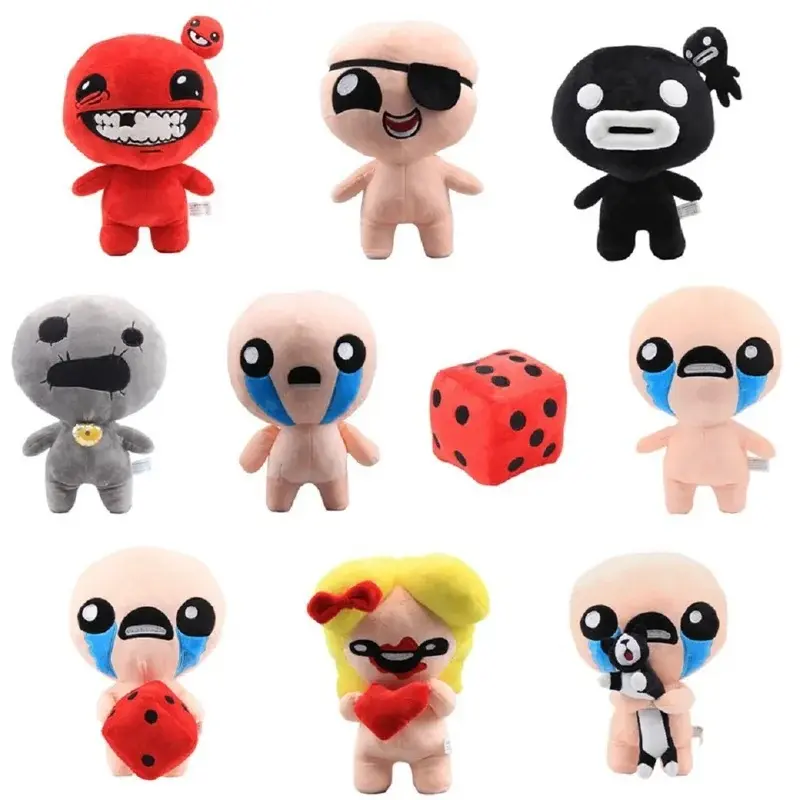 HotStyle 10-30cm The Binding of Isaac Plush Toys Afterbirth Rebirth Game Cartoon ISAAC Soft Stuffed Toys for Children Kids Gifts