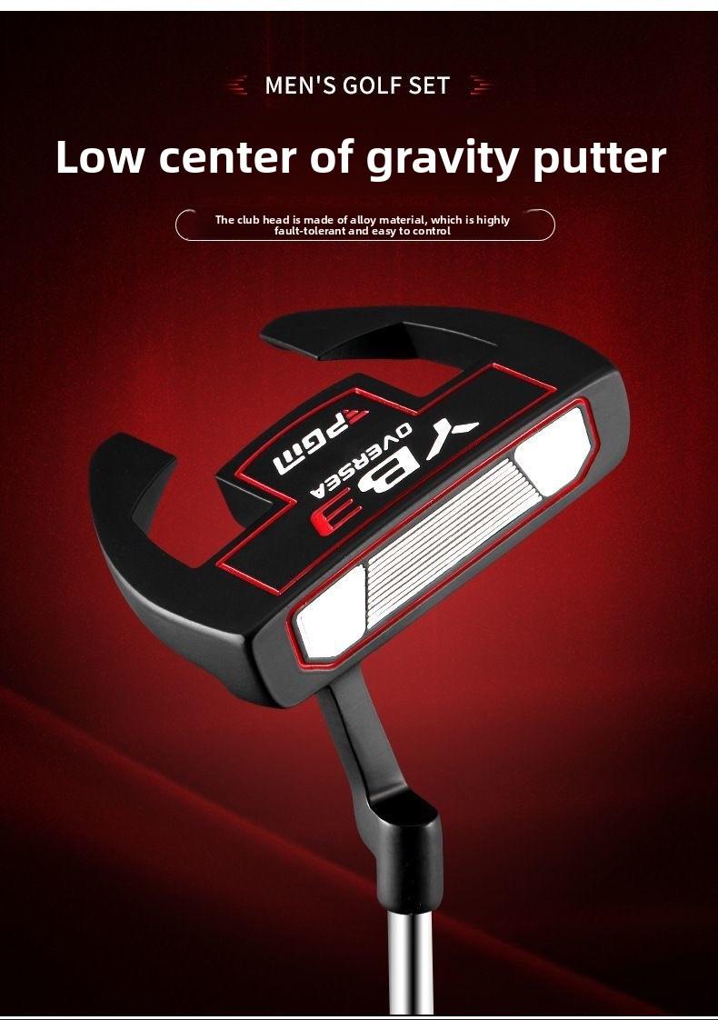 Golf Putter with Alignment Line - Right-Handed - Stainless Steel Shaft