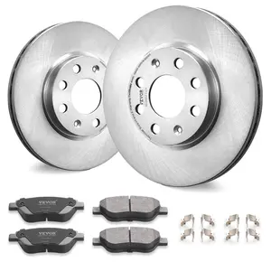 【DealsForYouDays】VEVOR Front Brake Kit for Vauxhall Adam(M13), Corsa D (S07), Corsa D Box/Hatchback (S07), Brake Rotors Ceramic Brake Pads Replacement Kit, 257mm Front Rotors