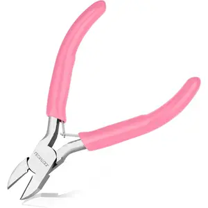 4 Inch Mini Diagonal Cutting Pliers Side Wire Cutter Jewelry Making Tool for Wire, Zip Ties, Crafting