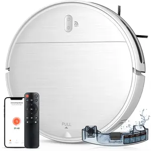 Robot Vacuum and Mop Combo, 2 in 1 Robotic Vacuum Cleaner with Schedule, App/Alexa/Voice Control, Slim 2.87", Self-,  Suction & Long Runtime, Ideal for Hard Floor, , Carpet