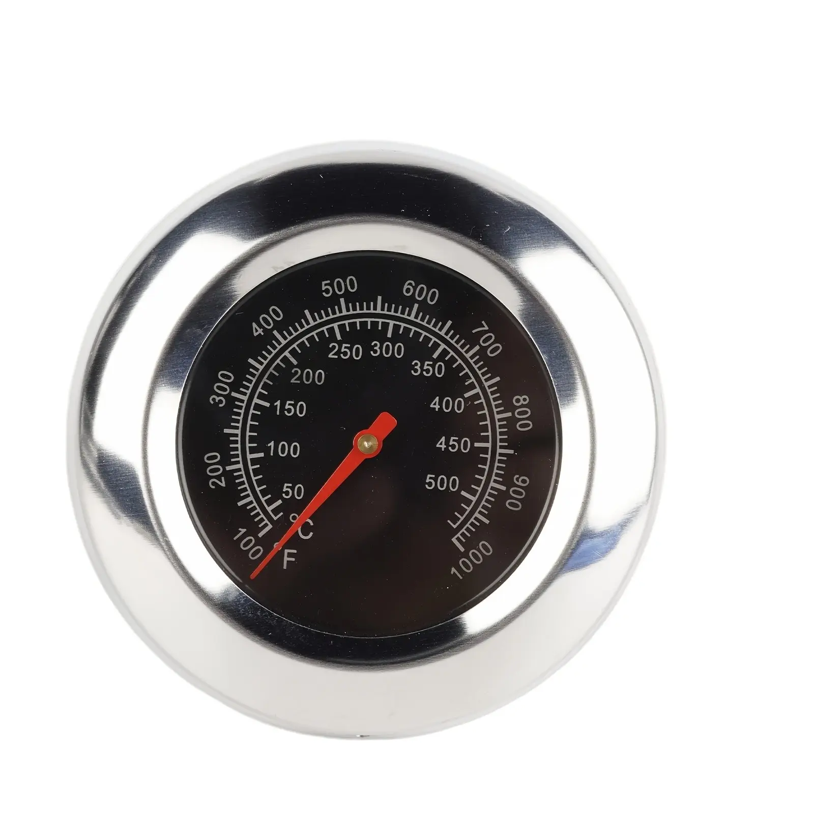Grill Thermometer Replacement, Probe Meat Temperature Gauge, Stainless Steel, for Smoker, Charcoal Grill, Wood Fire Oven, 0-120°c