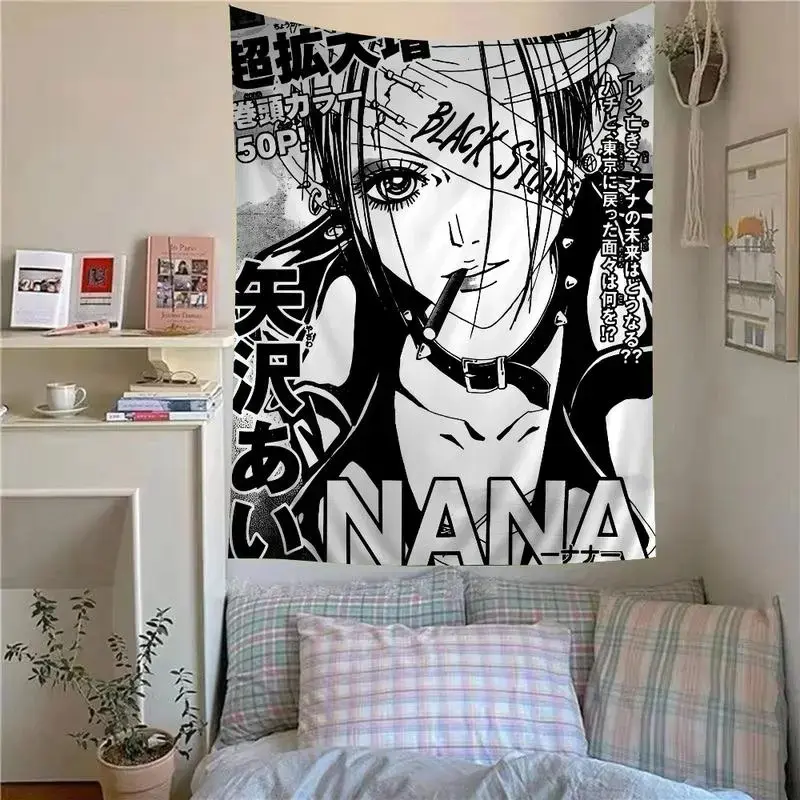 Japanese Classic Anime NANA High School DxD Hippie Wall Hanging Tapestries for Living Room Home Dorm Decor Art Home Decor Tapiz,Gift