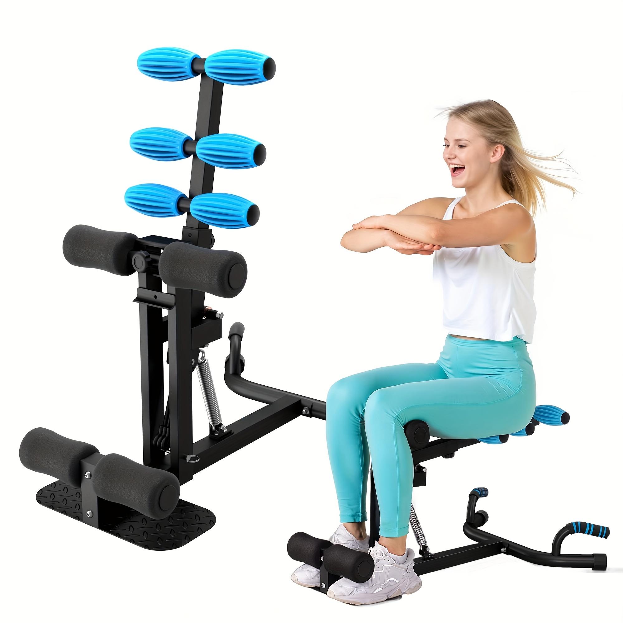 Squat Machine, 4-Dimensional Adjustable Squat Trainer, with 3 Lengths + 2 Heights + 4 Resistance Levels + 360° Full Body Training Rotating Machine, Built-in Massage Roller + Intelligent Resistance Adjustment System, Fast Shipping from the USA Squat Machine, 4-Dimensional Adjustable Squat Trainer, with 3 Lengths + 2 Heights + 4 Resistance Levels + 360° Full Body Training Rotating Machine, Built-in Massage Roller + Intelligent Resistance Adjustment System, Fast Shipping from the USA