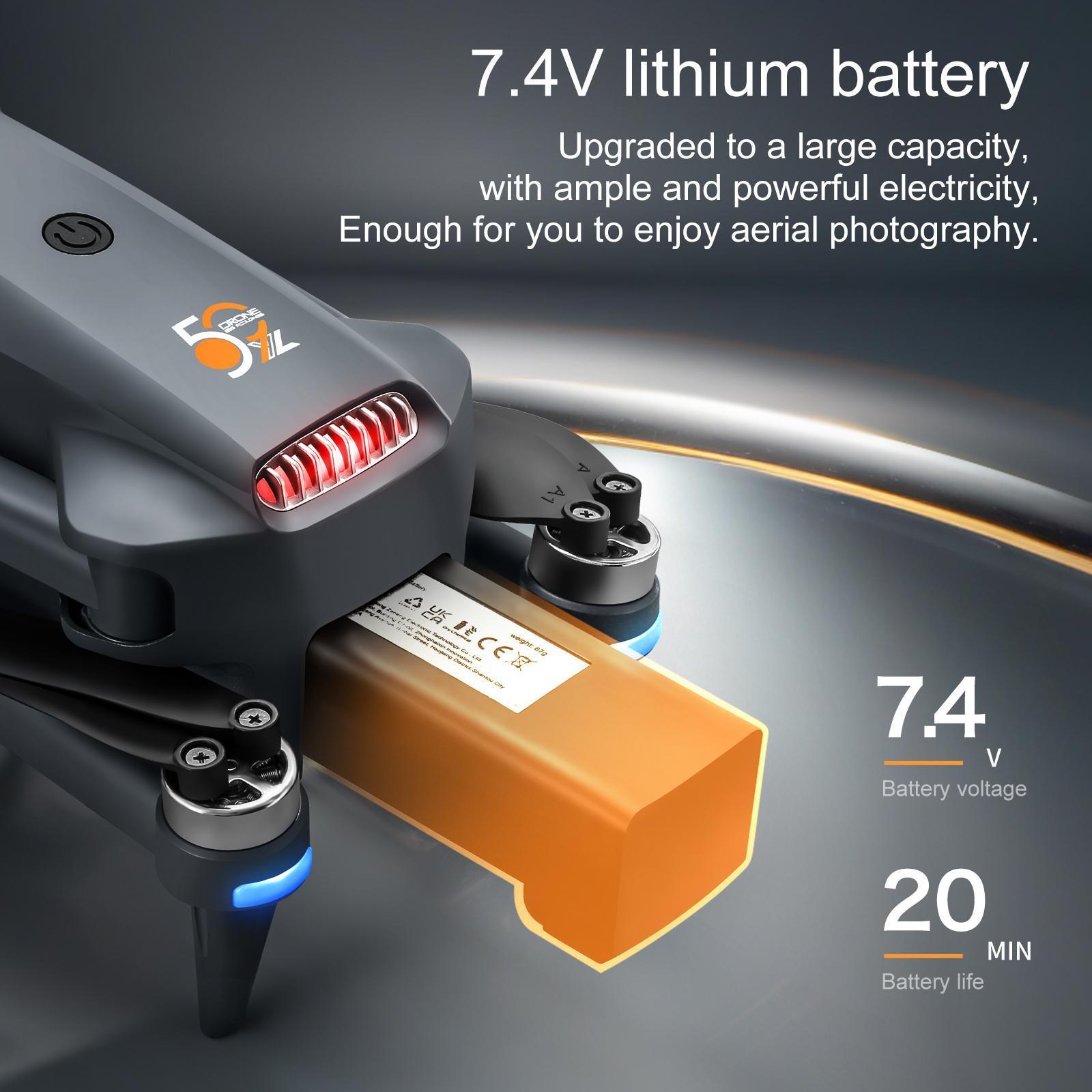 New Design GPS Drone with 180° ESC Camera 5G Large Screen Remote Control Lifting and Obstacle Avoidance Head Brushless Power GPS Return for Amateur Players.