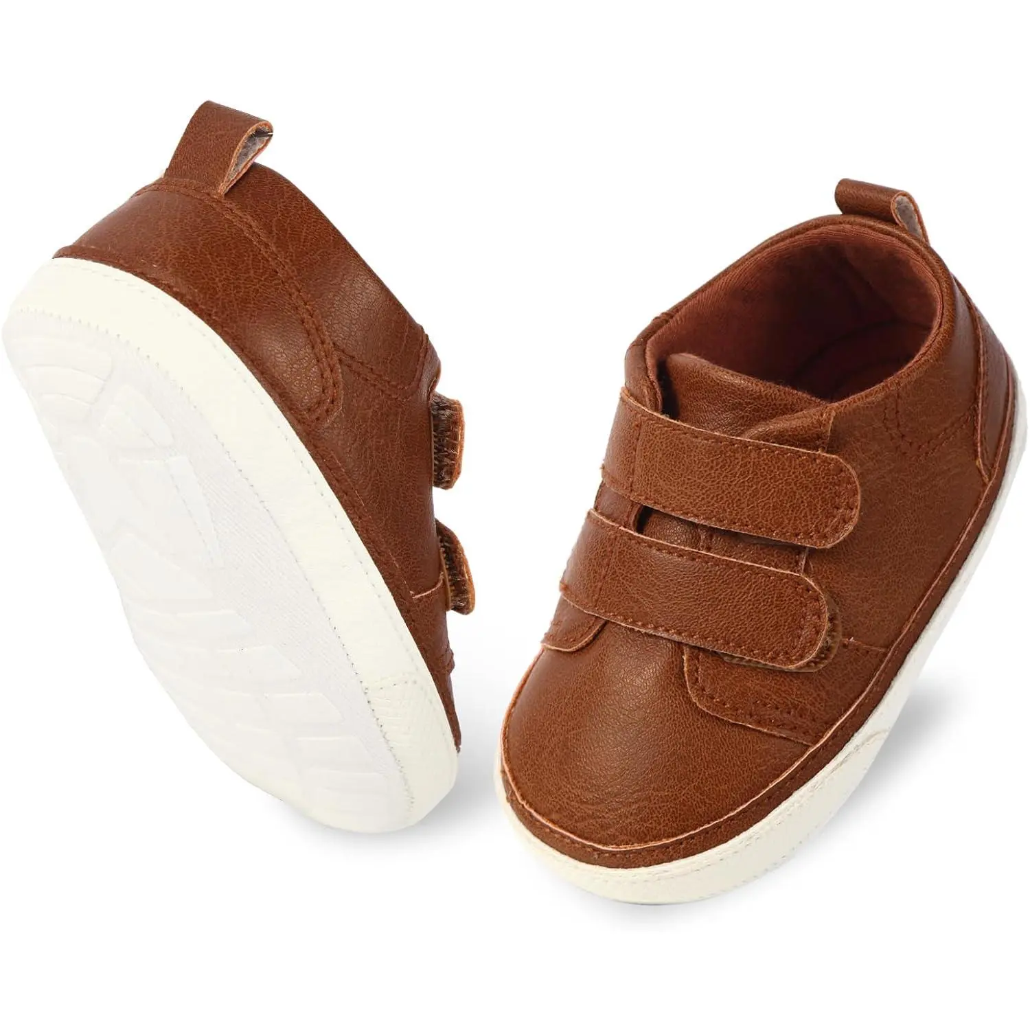 Infant Dress Shoes Boys Girls First Walking Non-Slip PU Leather Sneakers Toddler Crib Shoes Newborn Loafers Flats New model stuff walker shoe 0-18 month  booties baby heels summer sandal