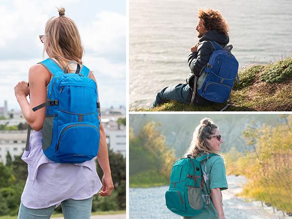Hiking Foldable Daypack Backpack: 25L Ultra Lightweight Packable Outdoor Travel Day Pack for Woman Man Chest Strap Chest Strap Durability Hiking Foldable Daypack Backpack: 25L Ultra Lightweight Packable Outdoor Travel Day Pack for Woman Man Chest Strap Chest Strap Durability