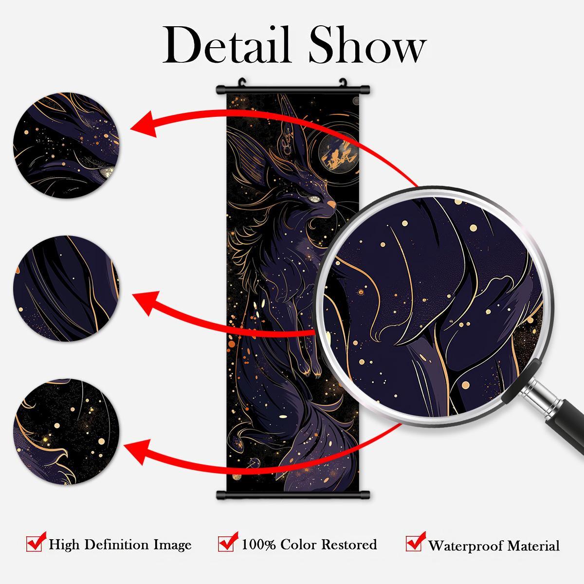 Animal Pattern Wall Art, 4 Counts/set Vintage Pet Pattern Decorative Painting, Exquisite Home Decorative Art, Wall Art Decor for Home Living Room Bedroom