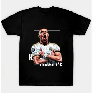 Mbappe KM Speed Star Inspired Vintage Soccer Graphic T-Shirt Heavy Cotton French Elite Forward Football Tee Y2K Streetwear Sports Fan Unisex Casual Shirt