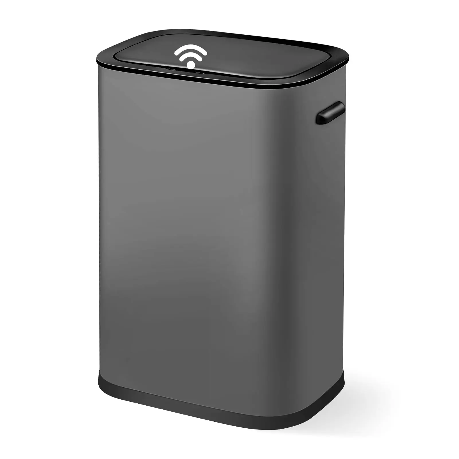 GARVEE55L/14.5 Gal Automatic Kitchen Trash Can with Touch-Free Motion Sensor and Anti-Fingerprint Design, Ideal for Bedroom, Bathroom, Kitchen, and Office Use