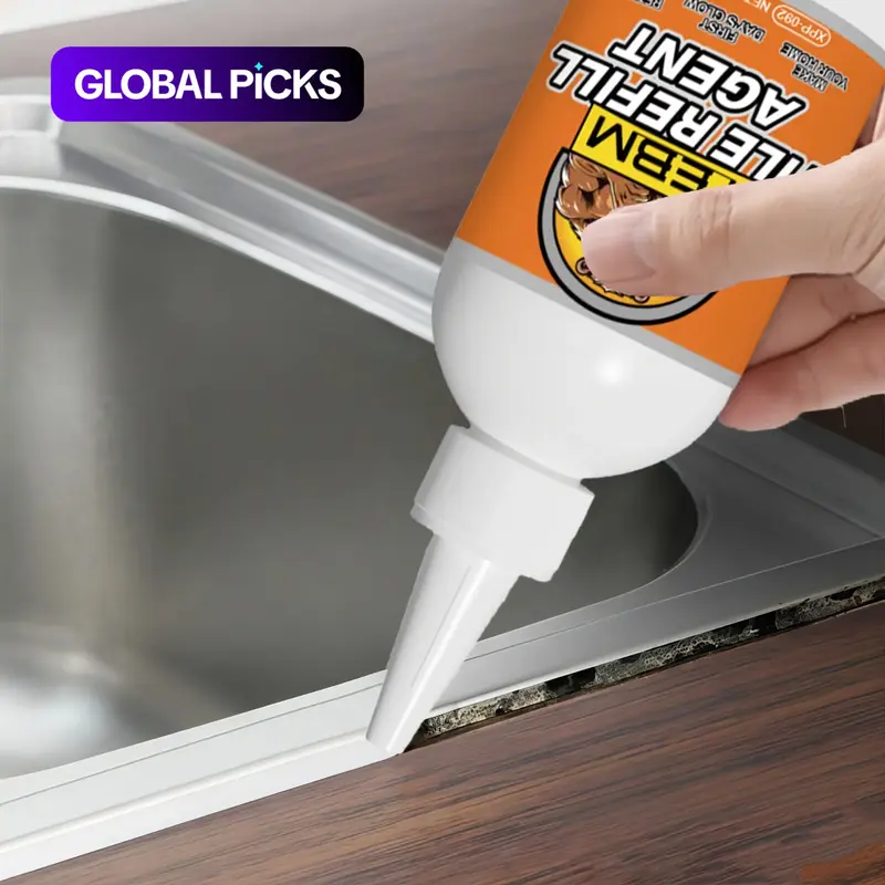 Waterproof Fast-Drying Tile Grout Sealant, Grout Sealer, Invisible Waterproof Sealant, Multi-Functional RV Sealing Adhesive, Effective Gap Filler, Suitable for Home Use #GLOBAL PICKS