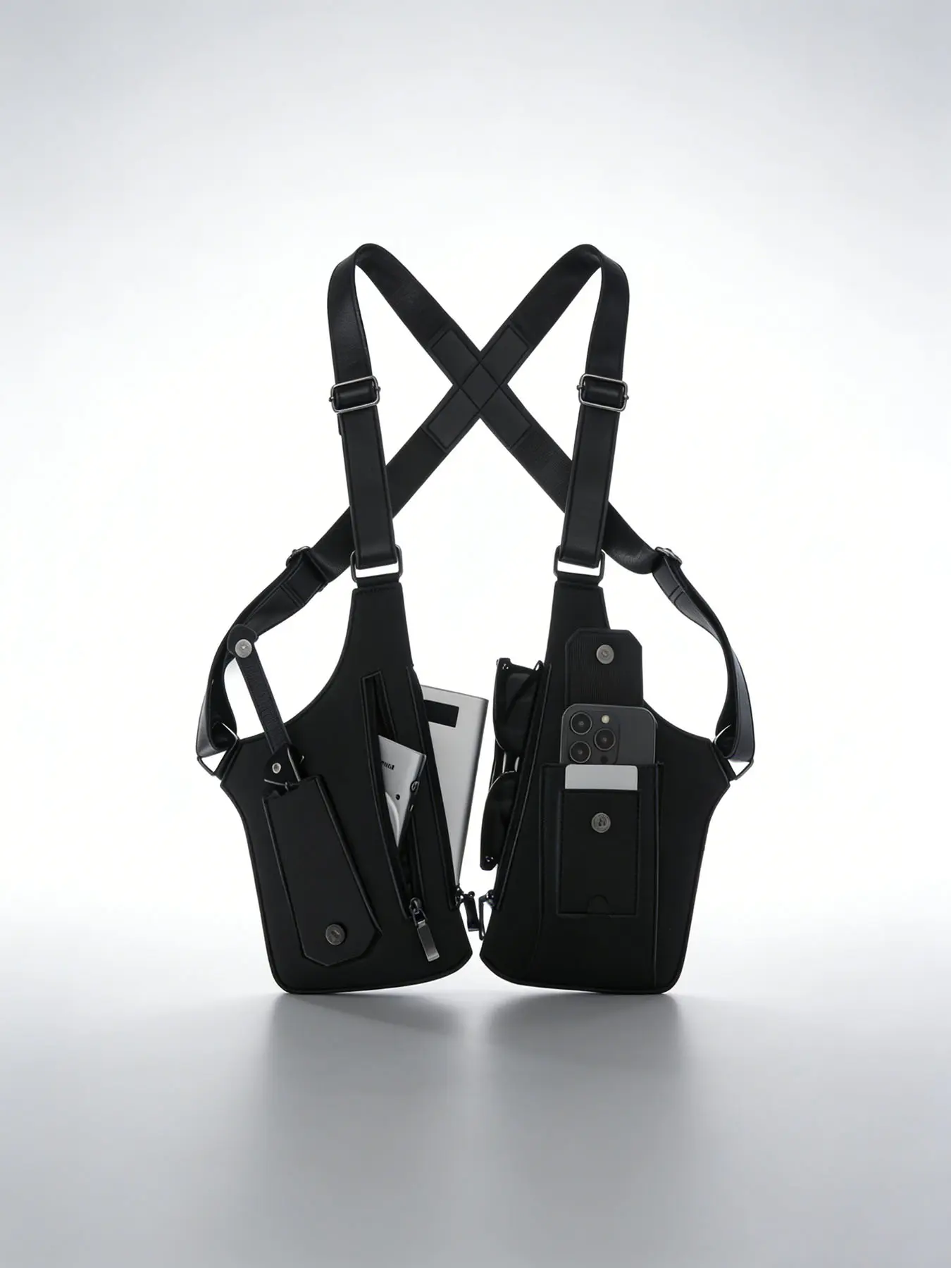 Stylish Multi-Functional Crossbody Bag With Multiple Pockets For Classified Storage, Suitable For Daily Outings, Travel And Sports, Perfect For Organizing Cell Phones And Personal Small Items