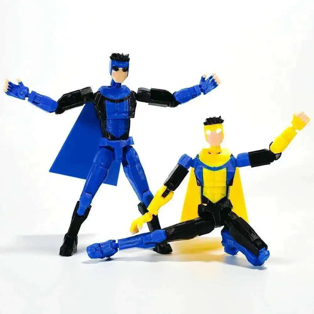 3D Printed Superheroes Invincible 2.0 Anime Multi-Jointed Shapeshift Toys Action Figures Mannequin Model Ornaments Gifts