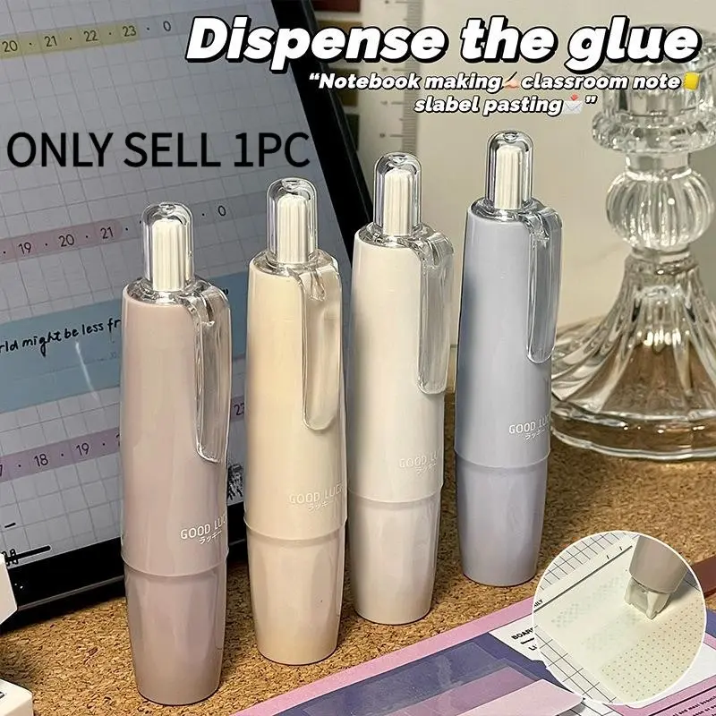 High-quality pen-style push dot glue with diamond-shaped dot particles, refillable, double-sided dot glue, designed for students, Glue Dots