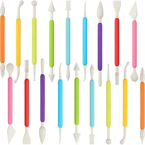18PCS Clay Sculpting Tools, Double Head Air Dry Clay Carving Tools Kits for Beginners and Adults, Sculpting Tools for Clay Sculpey, Modeling Clay Ideal, Air Dry Clay and Shaping