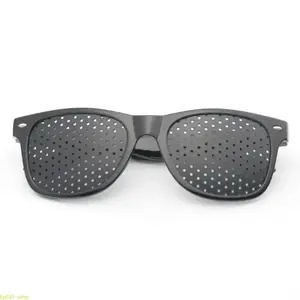 Unisex Lightweight Black Frame Pinhole Myopia Glasses, Vision Training Eyewear To Relieve Eye Fatigue & Improve Astigmatism, Comfort Portable Sports Accessory For Daily Reading, Outdoor Sports And Long Screen Time Use