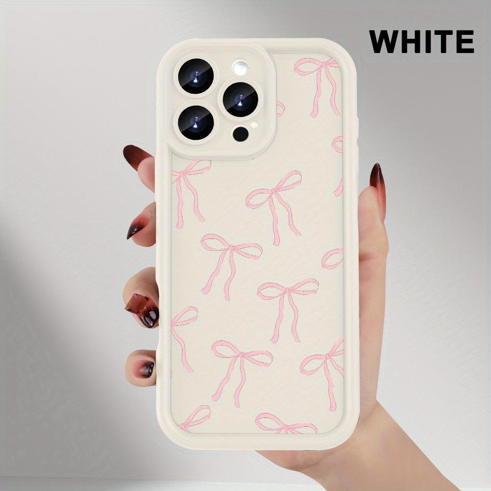 Bowknot 2026 New Style Beautiful and Interesting High-end Phone Case Compatible with iPhone 17 Pro Max 16 16e 15 14 Plus 13 12 Mini 11 Air XR X XS Pattern TPU Lens Protection Durable Soft Cover Gift Screen Protector