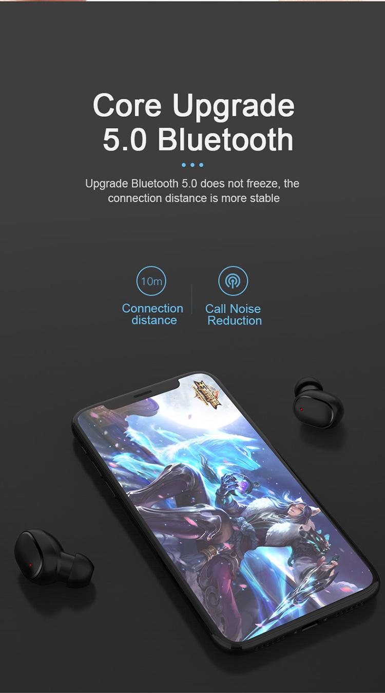 Mini Earbuds - SmallestBluetooth Earphones, IP55 Splash/DustProof, Custom EQ,Up-4 waterproof HD Voice Touch Controls, 20HRBattery Life, for iPhone & Android, CompactDesign for Travel, Earbuds For Sleeping