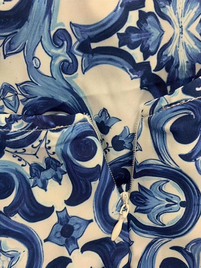 Women's All Over Print Criss Cross Backless Split Thigh Cami Dress, Chic Bohemian Trendy Sleeveless Tie Shoulder A Line Maxi Dress for Party Holiday Wedding Guest, Ladies Summer Clothes, Boho Womenswear