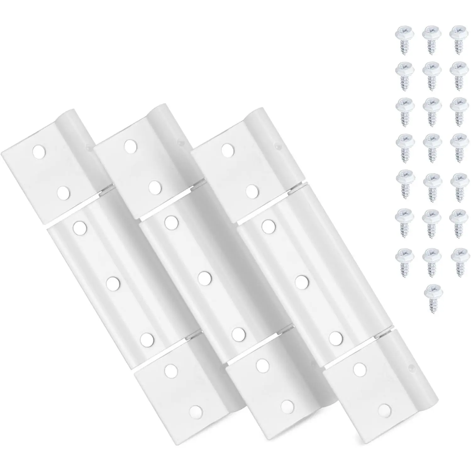 Storm Door Hinges Replacement for 1/8 inch Grooved Center Screen