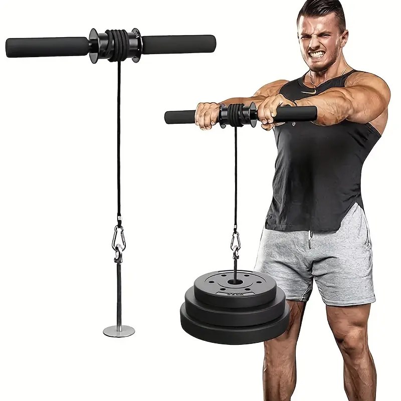 Wrist & Forearm Blaster, 1 Set Muscle Strength Wrist Roller & Forearm Roller for Training with Soft Foam Grip Handles, Anti-slip Wrist & Forearm Exerciser, Fitness Equipment for Home Gym Use.