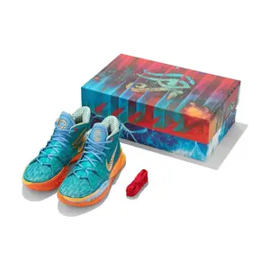 CONCEPTS x Nike Kyrie 7 Basketball Shoes for Men and Women – Horus Eye Design, Breathable Fabric, Synthetic Leather, TPU Support, Cushioned, Non-Slip, Durable Verifiable, with credentials and supporting global authentication