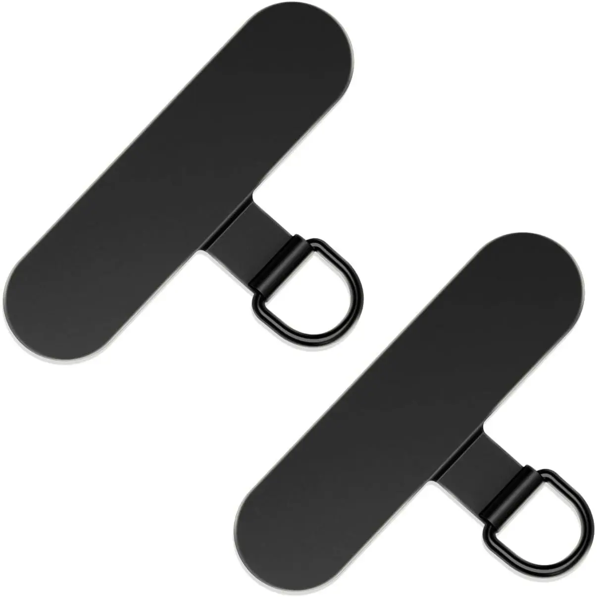 360° Rotating Phone Tether Tab & Lanyard Connector, 44lbs Stainless Steel Phone Clip,  Swivel Adapter for Straps, No-Adhesive Case Insert