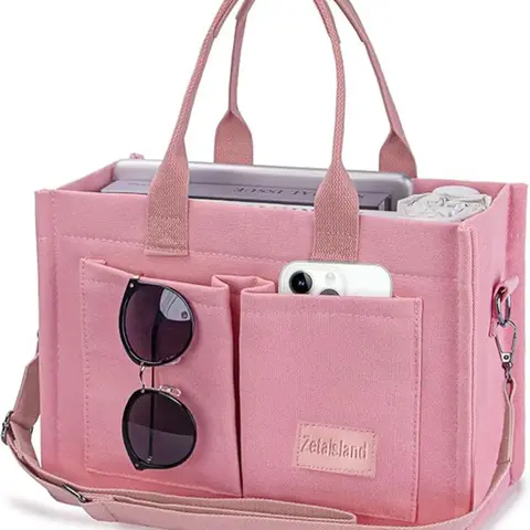 Practical Simple Casual Versatile One-Shoulder Tote Bag, Personality Classic Daily Shoulder Bag, Office Commuter Bag, Multiple Compartments Design, Suitable for School, Daily Shopping and Office Commute