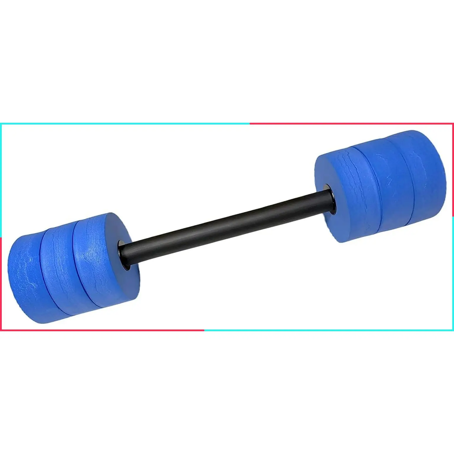 26 Inch Soft Foam Aquatic Dumbbell Bar Float for Water Aerobics Exercise Barbells