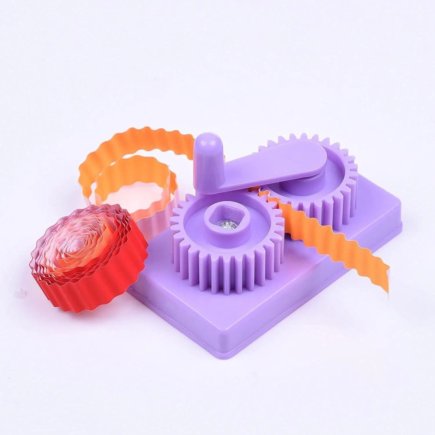 Plastic Paper Quilling Crimper Machine Shape Making Crimping Tool Shaper for Paper Craft, Artwork and Scrapbooks