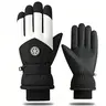 Thick Warm Touch Compatible Ski Gloves, Adjustable Wrist, Wind Seal, Water Resistant, Winter Outdoor Gloves, Snowy, Ideal for Cold Weather Activities, Waterproof