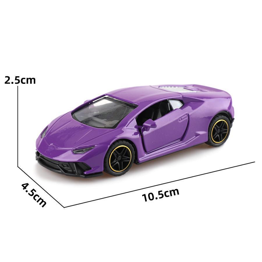 (bagged)1:43 Lamborghini Racing Car, Alloy Model Car, Simulated vehicle, children's alloy car, boy's toy model, car ornaments