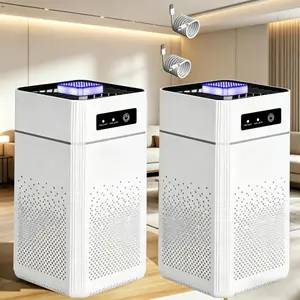2 Sets Large Room Air Purifier with Filters USB Charging Cable, Remove Odors And Dust Air Purifiers for Home Bedroom Room Office#DealsForYouDays