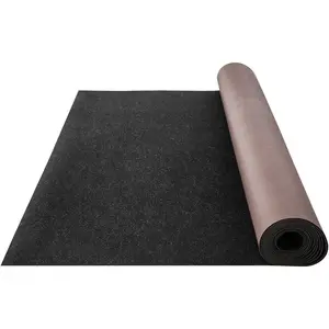 VEVOR Marine Carpet, 6x 23 ft Boat Carpeting, Charcoal Black Marine Grade Boat Carpet, Indoor/Outdoor Marine Carpeting with Water-proof TPR Backing, Water-proof Carpet Roll for Home, Patio, Porch, De