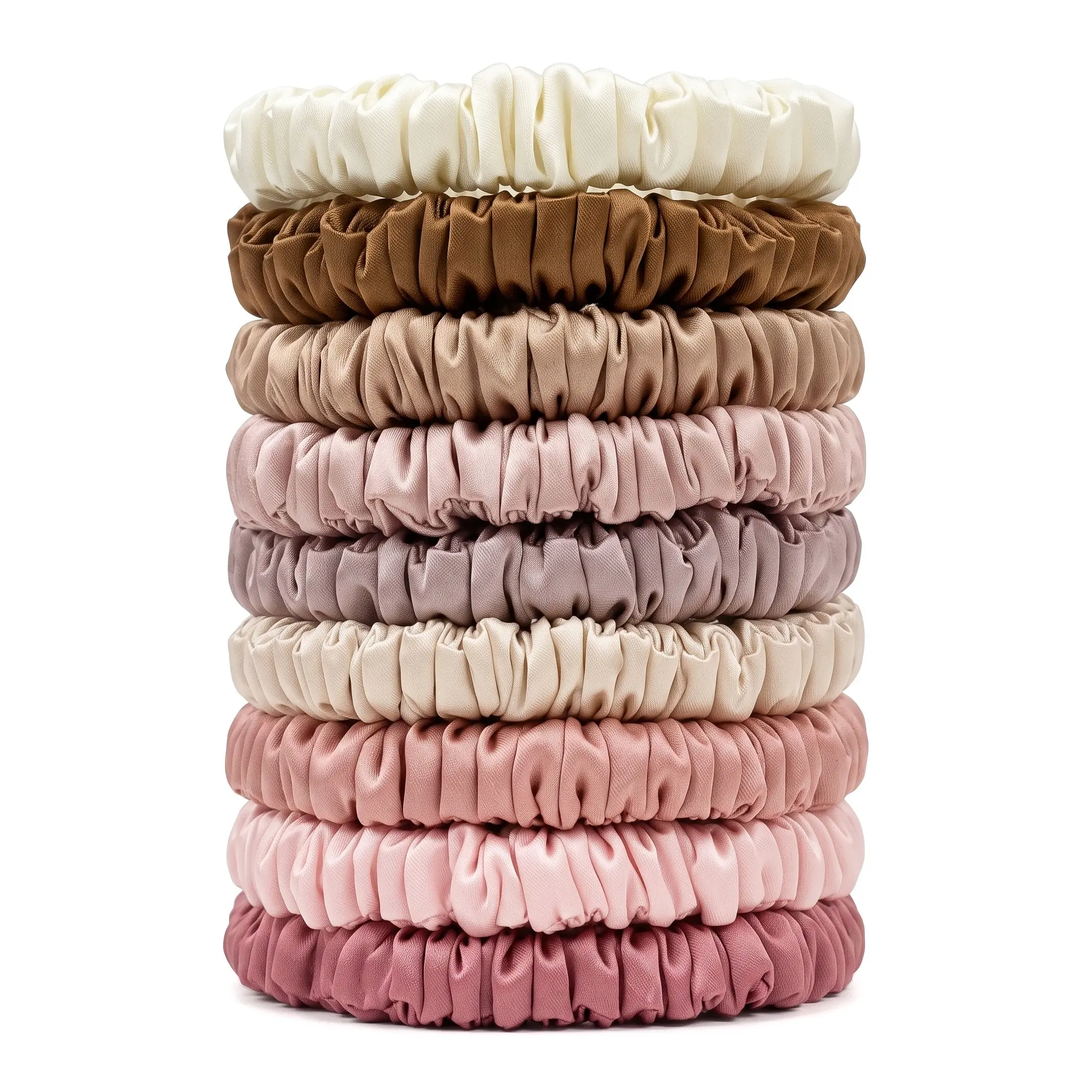 Luxurious Mulberry Silk Scrunchies For Gentle  Ties High Elasticity Ponytail Holders Cute Circle Headband Fashion Accessories Everyday Essential Soft Cozy  Accessories
