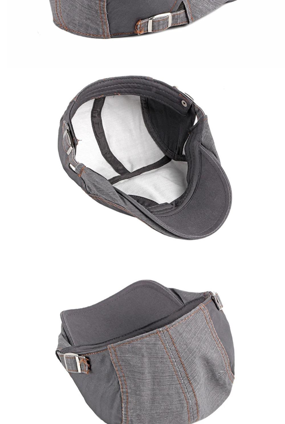 HT2953 Berets Men Women Spring Summer Autumn Beret Hat Male Female Artist Painter Ivy Flat Cap 100% Cotton Adjustable Beret Cap