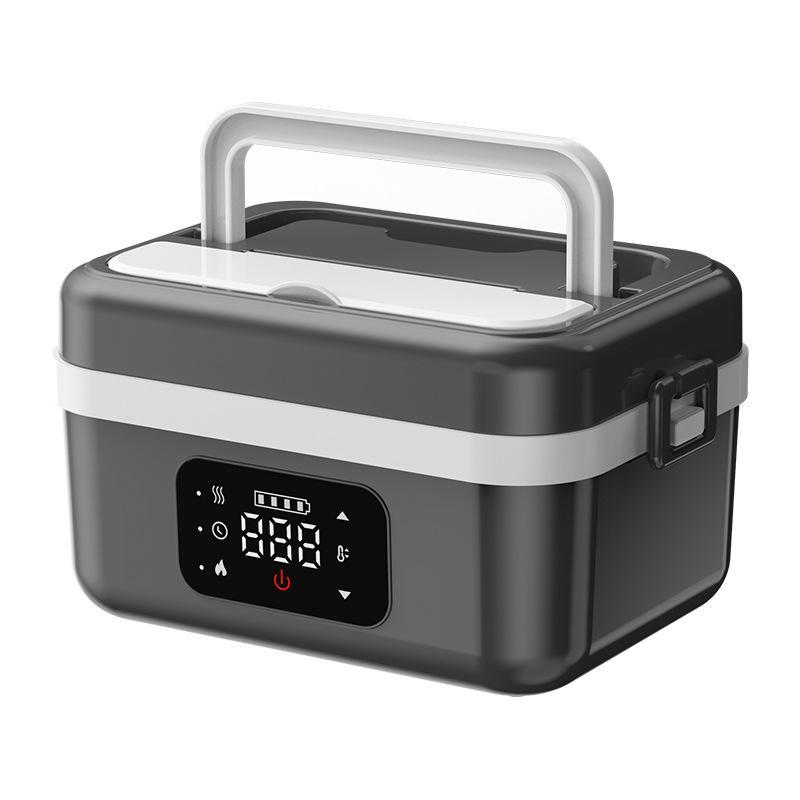 Self-Heating Lunch Box, Rechargeable Portable Food Heater, Cordless Heated Lunchbox, Easy & Convenient for Meal Prep, Thermal Lunch Boxes Ideal for Office, Travel, Car, Picnic & Outdoor Use