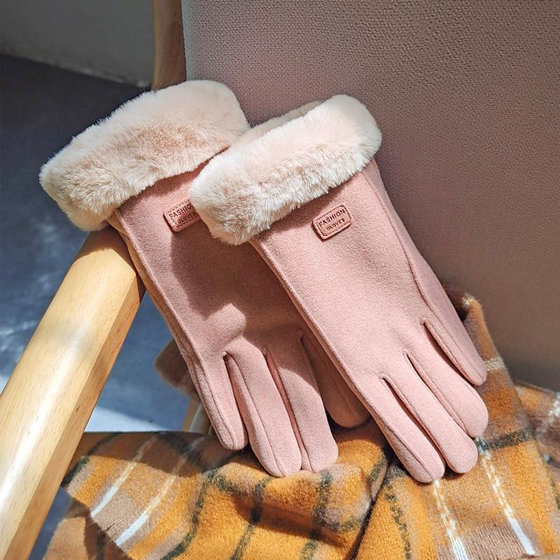 Autumn Winter Deer Skin Gloves, Soft Non-Slip Fine Touch, Screen Touch Sensitive, Versatile Daily Use, Comfortable and Stylish